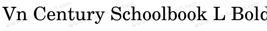 Vn Century Schoolbook L Bold字体转换